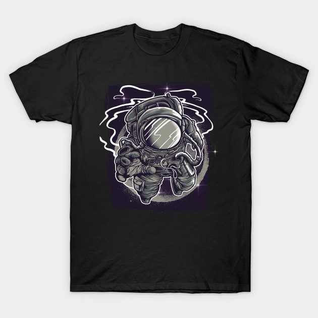 space traveller moon driver T-Shirt by BK55